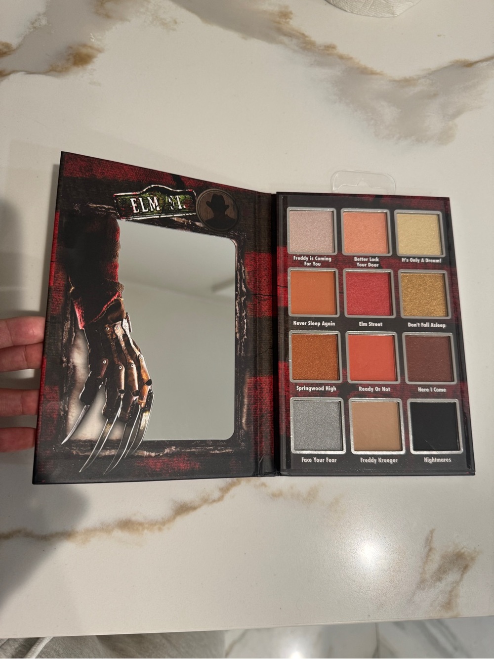 Elm Street Eyeshadow Palette Halloween